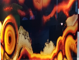 Digital Printed Agate Image on Acrylic by Diverse Grafik Design