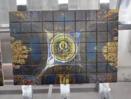 Digital Printed Cathedral Church Ceramic Tiles by Graphic Glass Services Qld