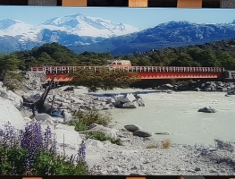 Snow Capped Mountains Image Printed for a Glass Splashback