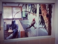 Digitally Printed Film Laminated Glass Window Panels by Graphic Glass Services Qld
