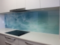 Digitally Printed Dandelion Glass Kitchen Splashback by Graphic Glass Services Qld