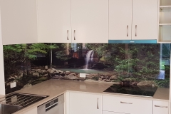 Printed Glass Splashback - Buderim Falls