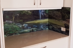 Printed Glass Splashback - Buderim Falls