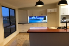Digital Printed Glass Splashback of Cook Islands