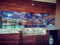 Custom Digitally Printed Outdoor Kitchen Splashback by Graphic Glass Services Qld