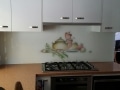 Digitally Printed Glass Splashback by Graphic Glass Services Qld