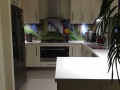 Digitally Printed Bird Glass Splashback by Graphic Glass Services