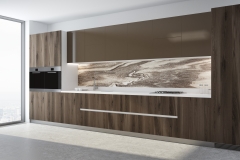 Granite Stone Printed Image Glass Splashback