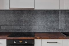 Concrete Texture Printed Glass Splashback