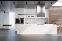 Granite  Stone Printed Image Glass Splashback