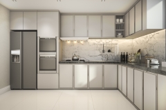 Digital Printed Calacatta Marble Glass Splashback