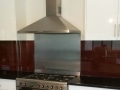 Digitally Printed Timber Veneer Glass Splashback by Graphic Glass Services Qld