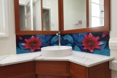 Water-Lily-Digital-Printed-Glass-Splashback-by-Graphic-Glass-Services