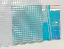Dichroic Laminated Glass by Graphic Glass Services