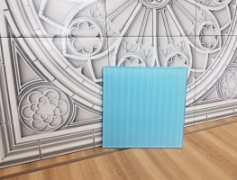 Narrow Reeded Laminated Glass by Graphic Glass Services