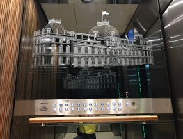 Sandblasted-Mirrors-Parliament-House-Brisbane by Graphic Glass Services
