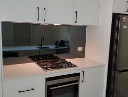 6mm Smoky Grey Tint Toughened Mirror Splashback