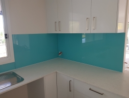 Graphic Glass Tropical Splash Colour Splashback