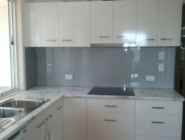 Colourback Glass Splashback by Graphic Glass Services Qld