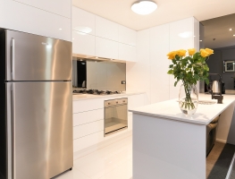 Grey Toughened Mirror Kitchen Splashback by Graphic Glass Services Qld Grey Toughened Mirror Kitchen Splashback by Graphic Glass Services Qld