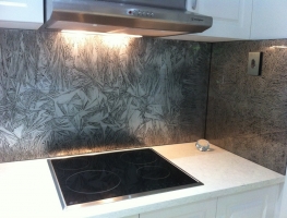 Graphic Glass Services Qld's Mutant Crystal range of Glass Splashbacks
