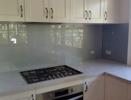 Colourback Glass Splashback by Graphic Glass Services Qld