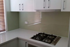 Colour Match Colourback Glass Kitchen Splashback by Graphic Glass Services Qld