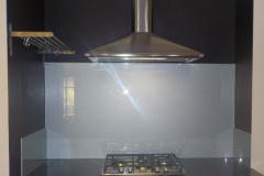 Satin Silver Colourback Glass by Graphic Glass Services