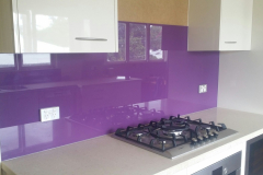 Colourback Glass Splashback by Graphic Glass Services Qld