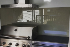 Colourback Glass BBQ Splashback by Graphic Glass Services Qld