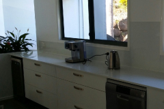 Graphic Glass Services Pale Grey Colourback Glass Splashback