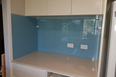 Graphic Glass Services Qld Lagoon Blue on Low Iron Toughened Glass