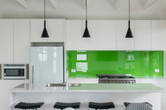 La La Lime Glass Kitchen Splashback