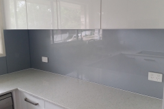Colourback Glass Kitchen Splashback by Graphic Glass Services Qld