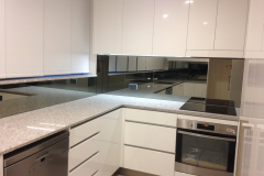 Grey Toughened Mirror Splashback