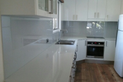 Colourback Glass Splashback by Graphic Glass Services Qld