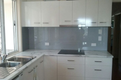 Colourback Glass Splashback by Graphic Glass Services Qld