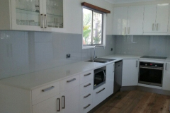 Colourback Glass Splashback by Graphic Glass Services Qld