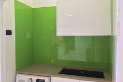 Colourback Glass Laundry Splashback by Graphic Glass Services Qld