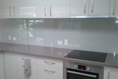 Colourback Glass Splashback by Graphic Glass Services Qld