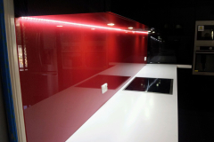 Colourback Glass Splashback by Graphic Glass Services Qld
