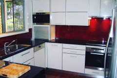 Colourback Glass Splashback by Graphic Glass Services Qld