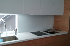 Colourback Glass Splashback by Graphic Glass Services Qld