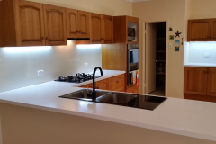 White Colourback Glass Splashbacks by Graphic Glass Services Qld