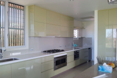 Colourback Glass Splashback by Graphic Glass Services Qld