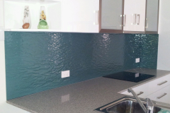 Colourback Patterned Glass Splashback by Graphic Glass Services