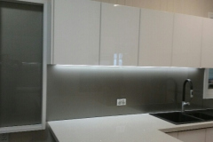 Colourback Glass Splashback by Graphic Glass Services Qld