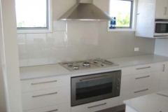 Colourback Glass Splashback by Graphic Glass Services Qld