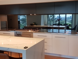 6mm Grey Tint Toughened Mirror by Graphic Glass Services