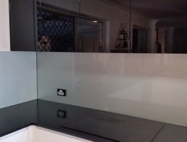 Coarse Silver Splashback